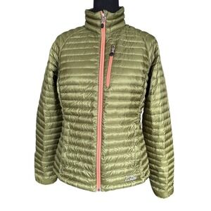 L.L. Bean Women's Ultralight 850 Down Sweater, Olive Green, Small, Gorp, Luxury
